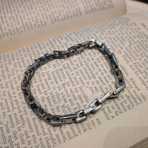 Silver Chain Link Bracelet